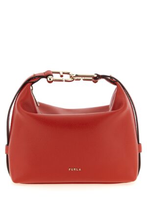 Furla dvispalvė odinė rankinė per petį