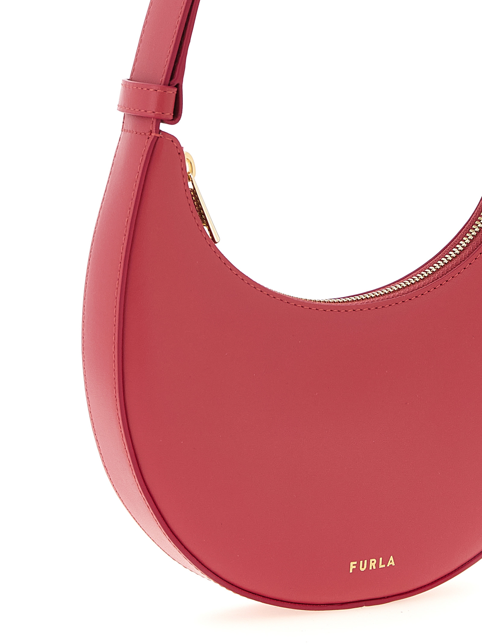 Furla Fuchsia Calfskin Shoulder Bag Furla Fuchsia Calfskin Shoulder Bag - Image 3