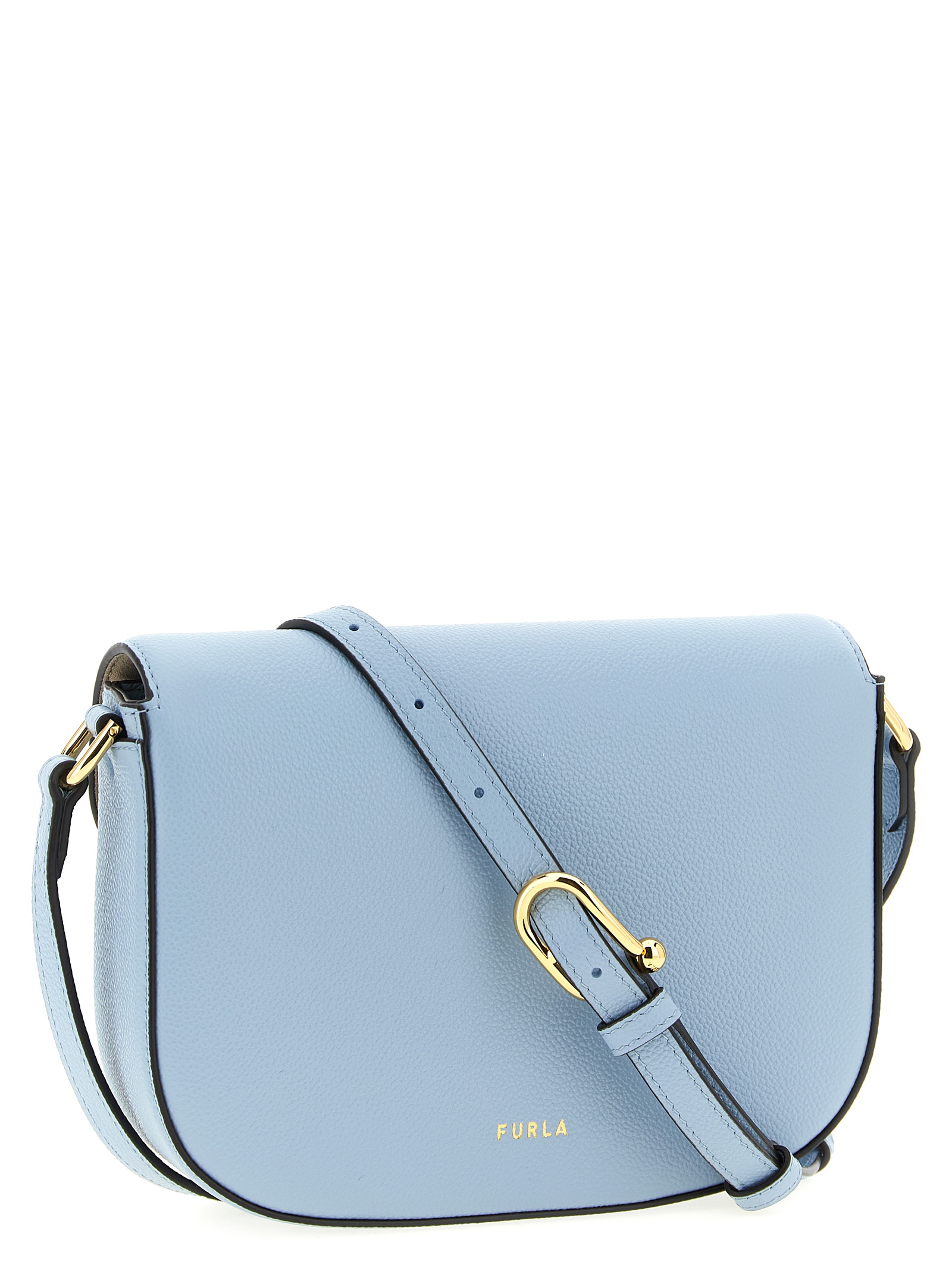 Furla Blue Calfskin Crossbody Bag Furla Blue Calfskin Crossbody Bag - Image 2