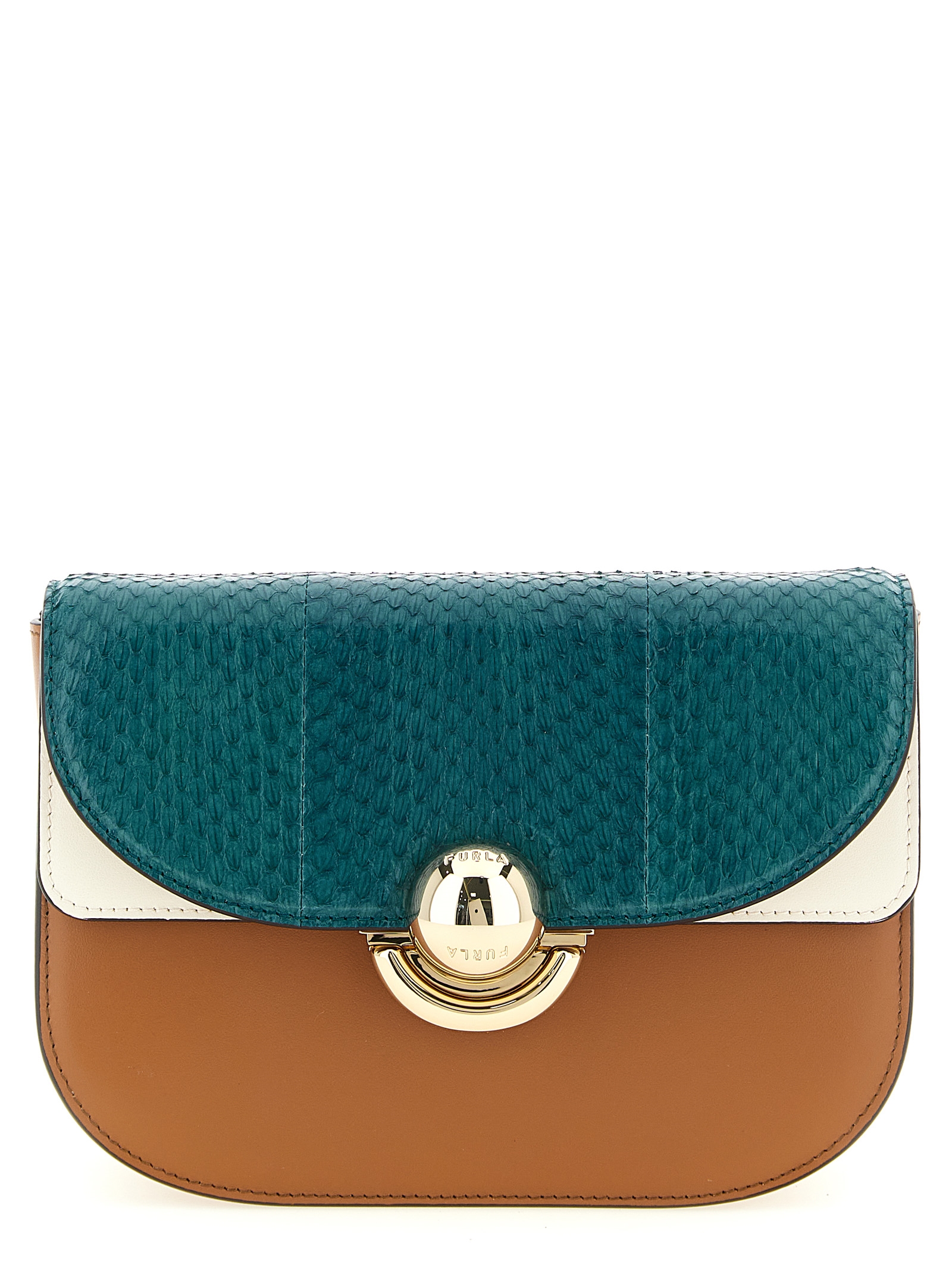 Furla Multicolor Lamb Leather Crossbody Bag Furla Multicolor Lamb Leather Crossbody Bag