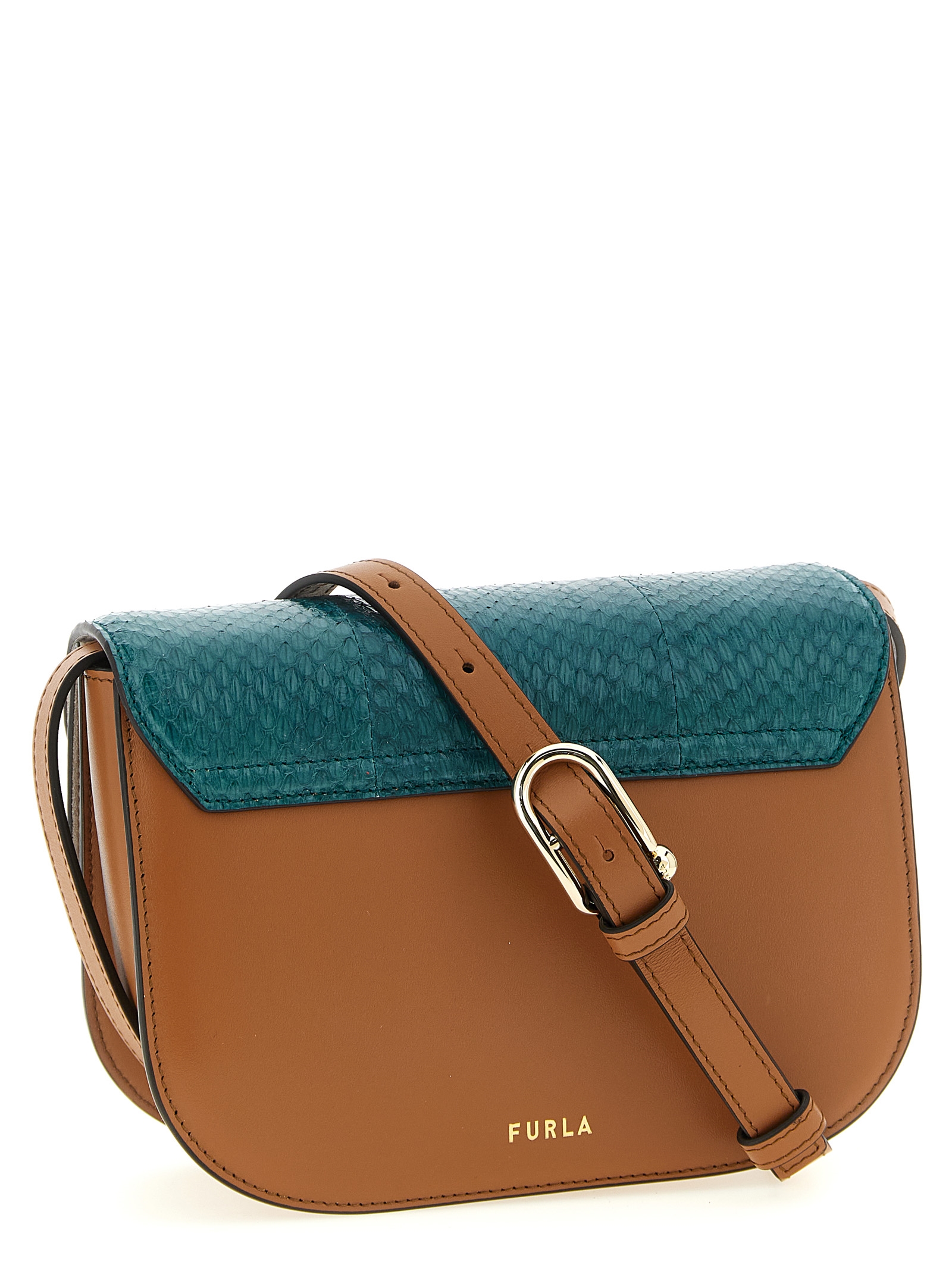Furla Multicolor Lamb Leather Crossbody Bag Furla Multicolor Lamb Leather Crossbody Bag - Image 2