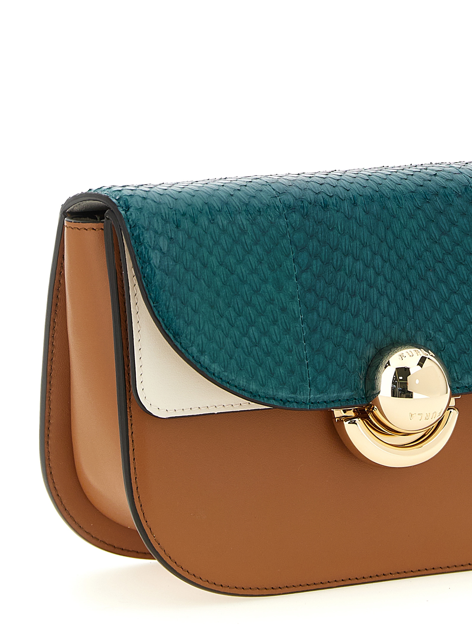 Furla Multicolor Lamb Leather Crossbody Bag Furla Multicolor Lamb Leather Crossbody Bag - Image 3
