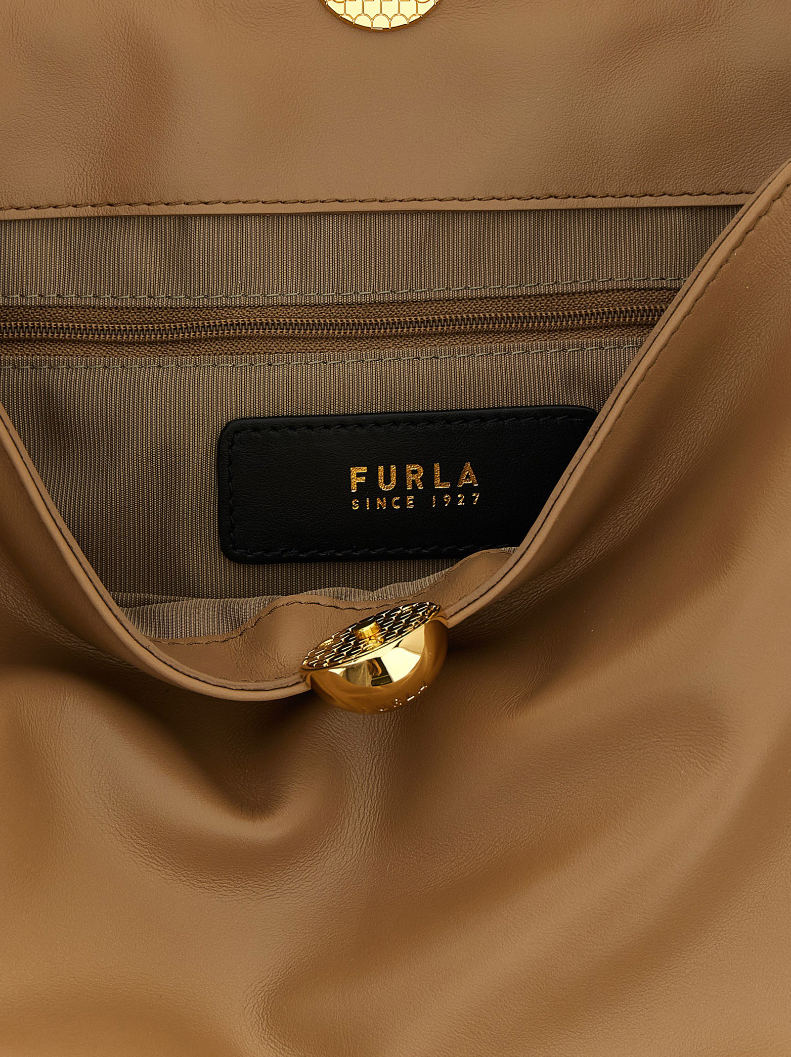 Furla Beige Calfskin Shoulder Bag Furla Beige Calfskin Shoulder Bag - Image 4