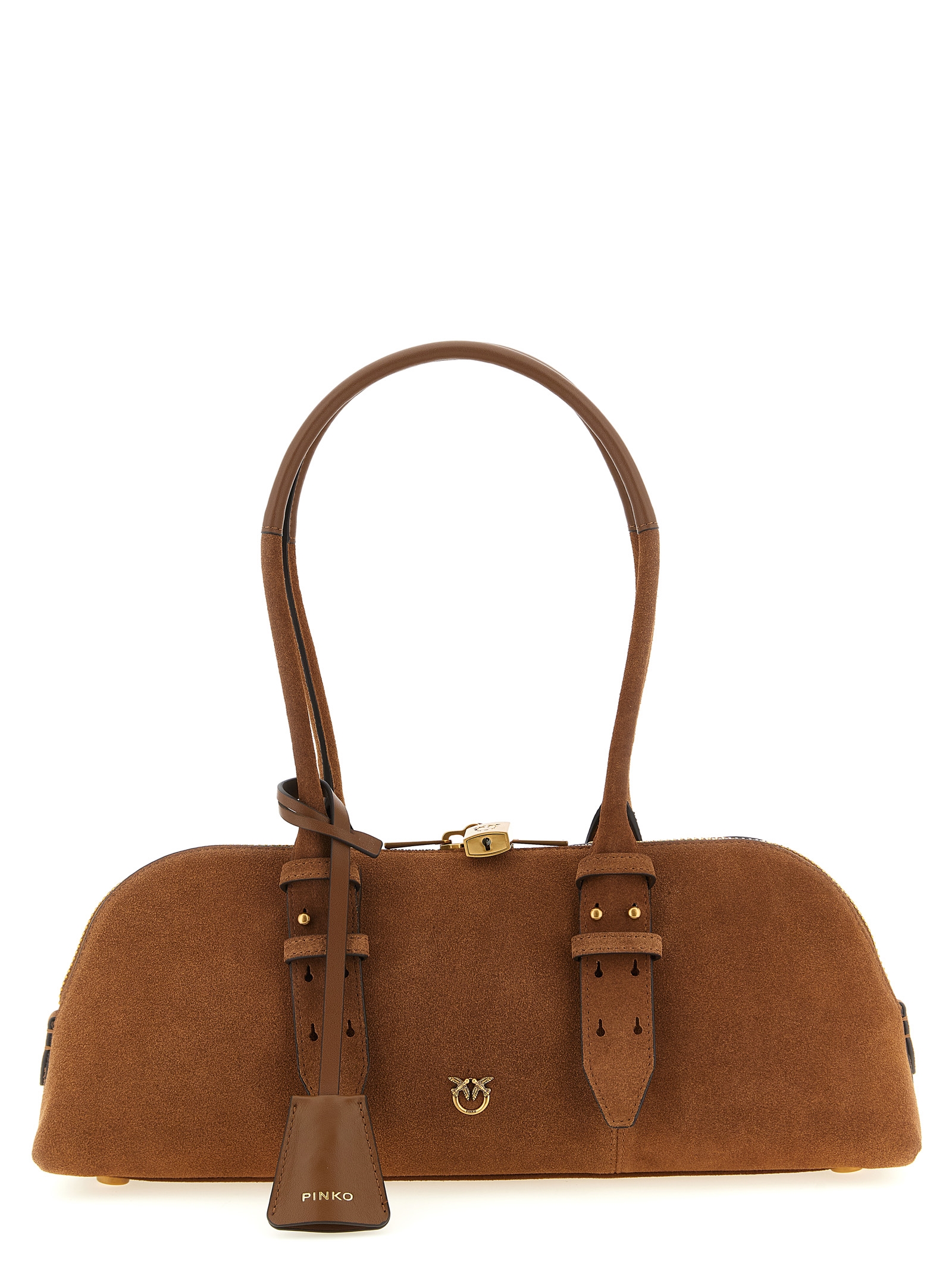 PINKO Brown Cowhide Shoulder Bag PINKO Brown Cowhide Shoulder Bag