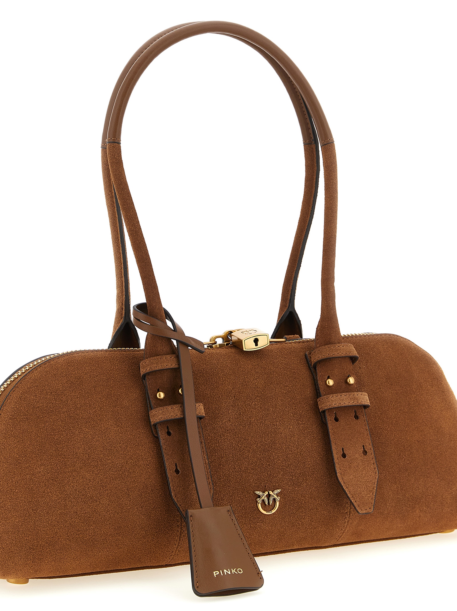 PINKO Brown Cowhide Shoulder Bag PINKO Brown Cowhide Shoulder Bag - Image 3