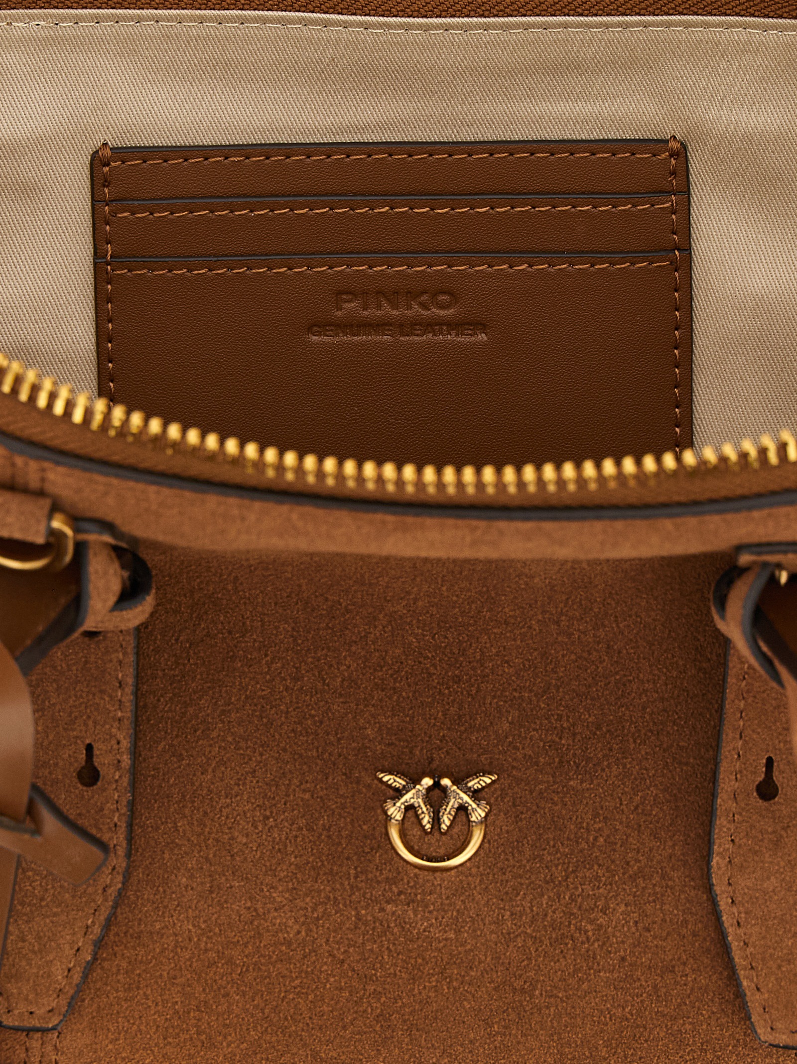 PINKO Brown Cowhide Shoulder Bag PINKO Brown Cowhide Shoulder Bag - Image 4