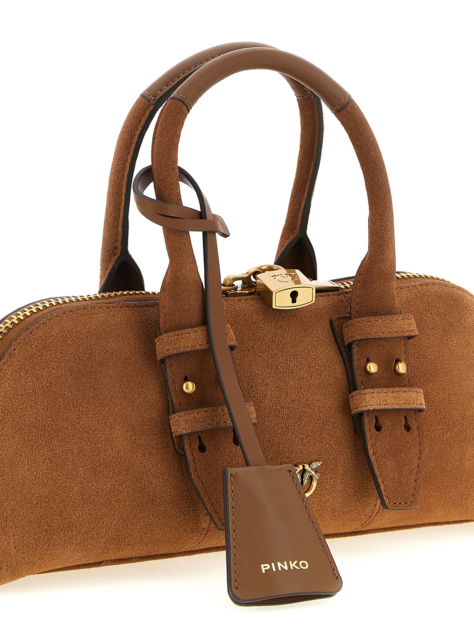 PINKO Brown Cowhide Shoulder Bag PINKO Brown Cowhide Shoulder Bag - Image 3