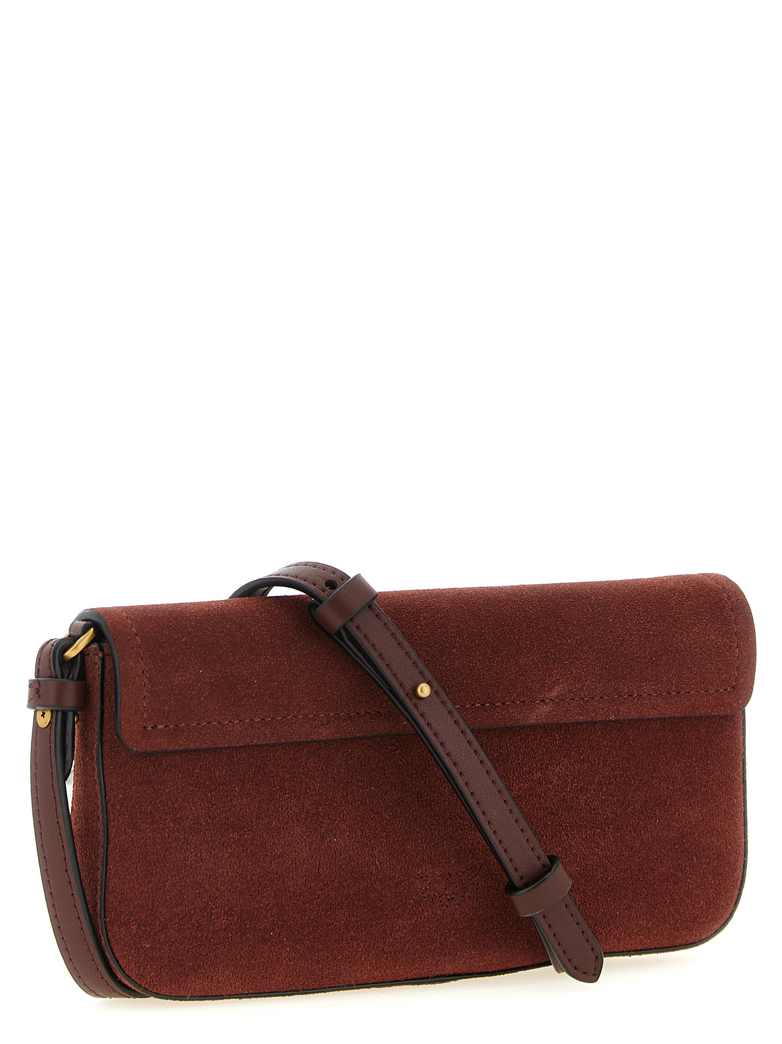 PINKO Bordeaux Cowhide Shoulder Bag PINKO Bordeaux Cowhide Shoulder Bag - Image 2