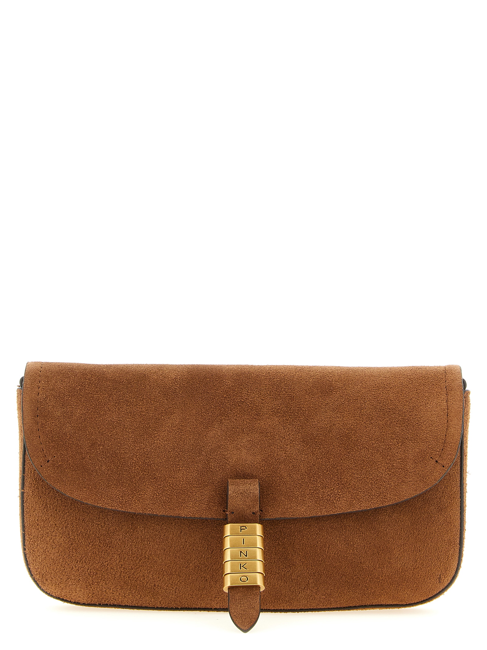 PINKO Brown Cowhide Shoulder Bag PINKO Brown Cowhide Shoulder Bag