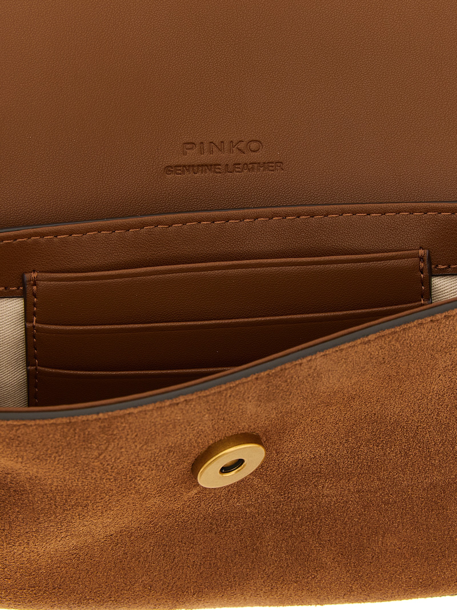 PINKO Brown Cowhide Shoulder Bag PINKO Brown Cowhide Shoulder Bag - Image 4
