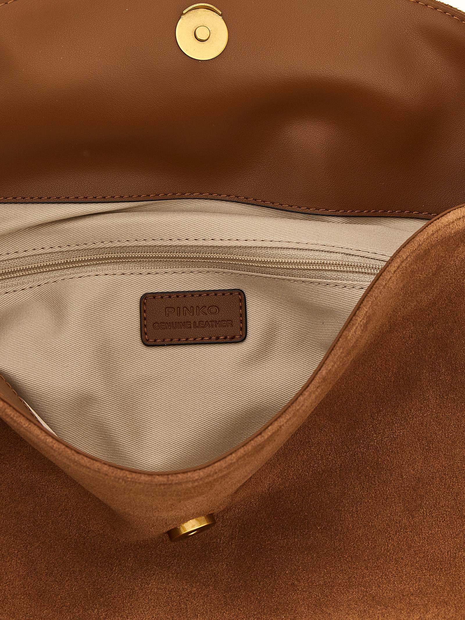 PINKO Brown Cowhide Shoulder Bag PINKO Brown Cowhide Shoulder Bag - Image 4