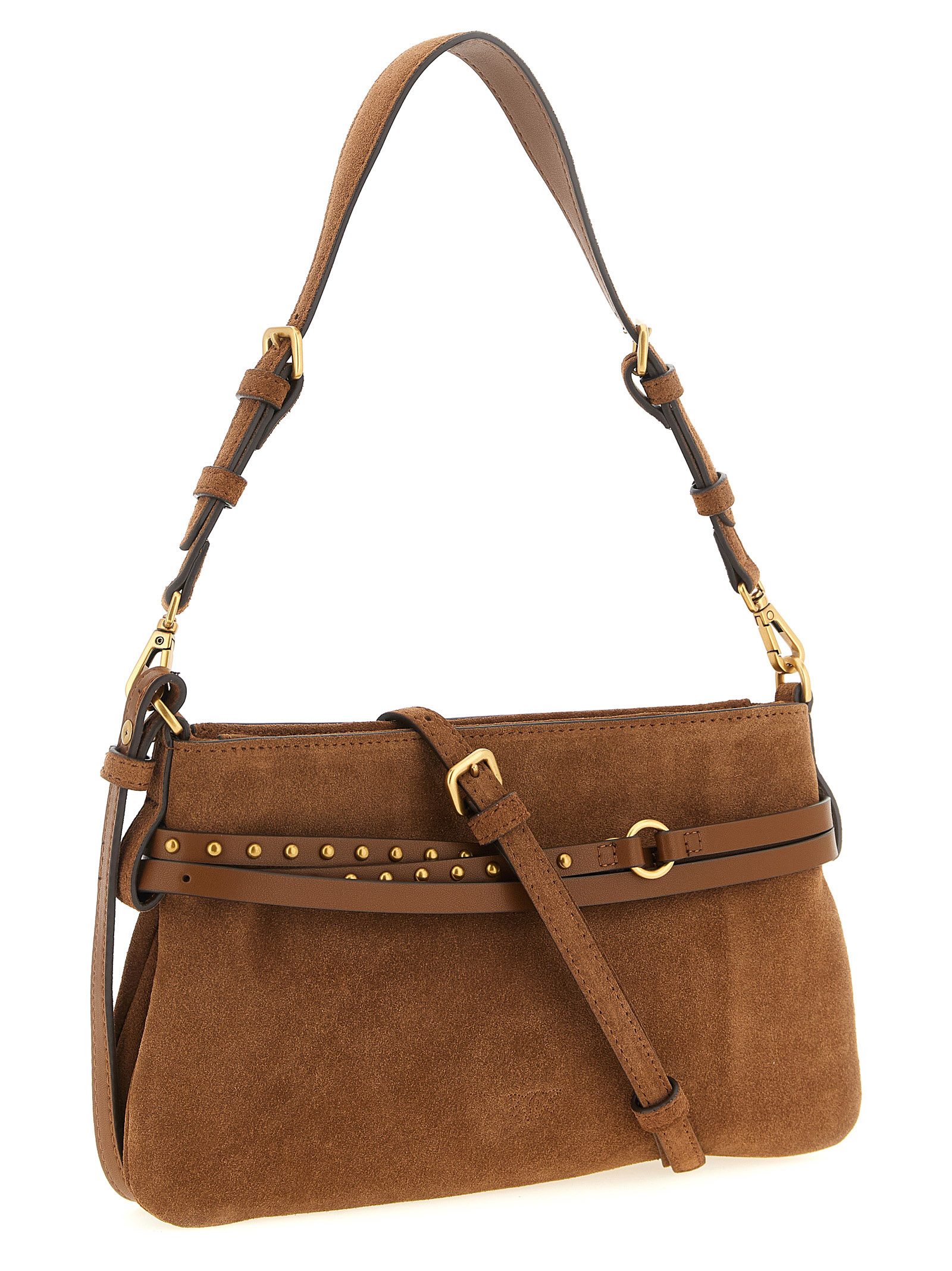 PINKO Brown Lamb Leather Shoulder Bag PINKO Brown Lamb Leather Shoulder Bag - Image 2