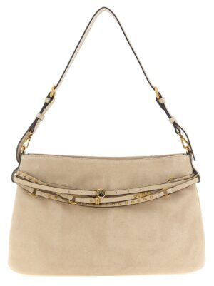 PINKO Beige Cowhide Shoulder Bag