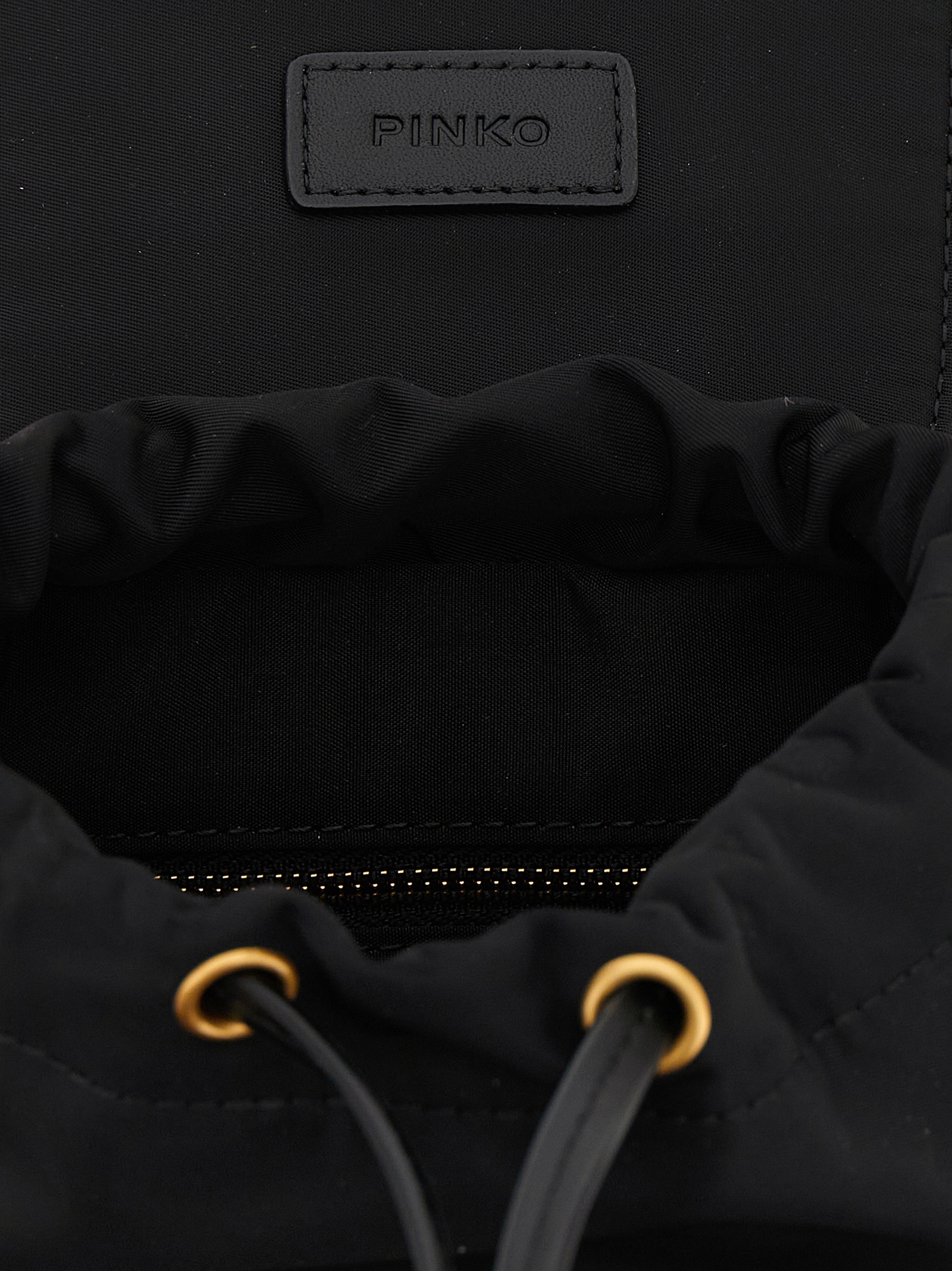PINKO Black Polyamide Backpack PINKO Black Polyamide Backpack - Image 4