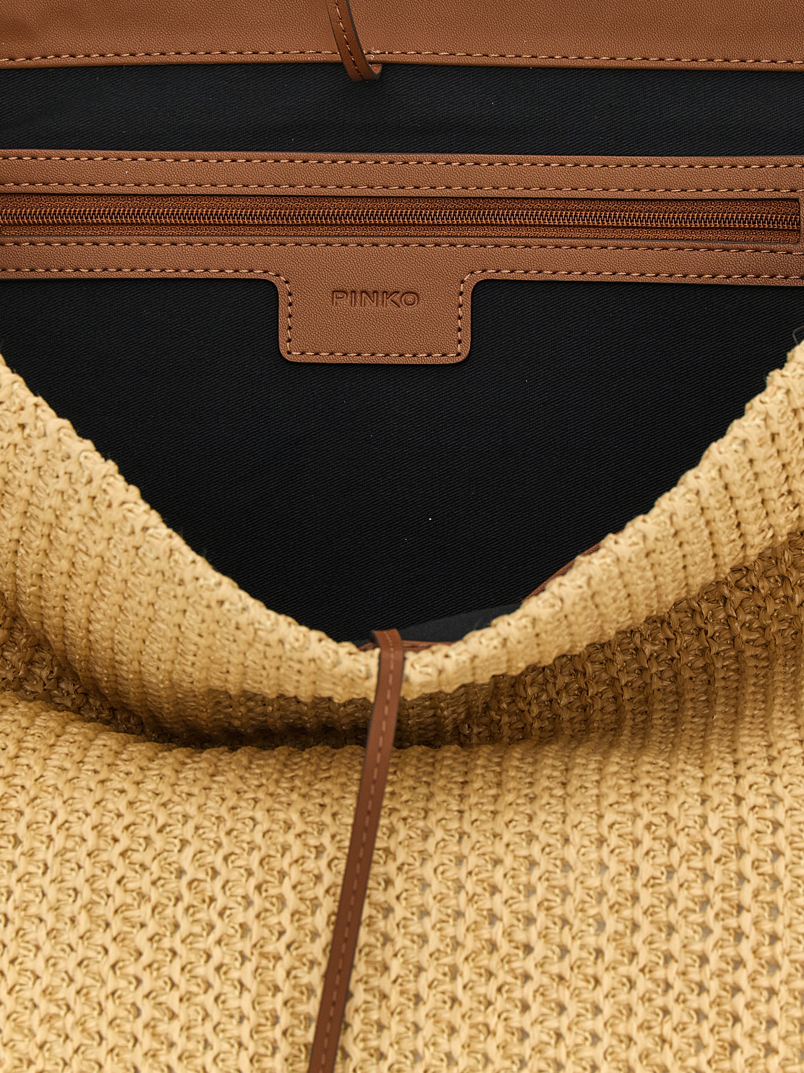 PINKO Beige Cowhide Shoulder Bag PINKO Beige Cowhide Shoulder Bag - Image 4