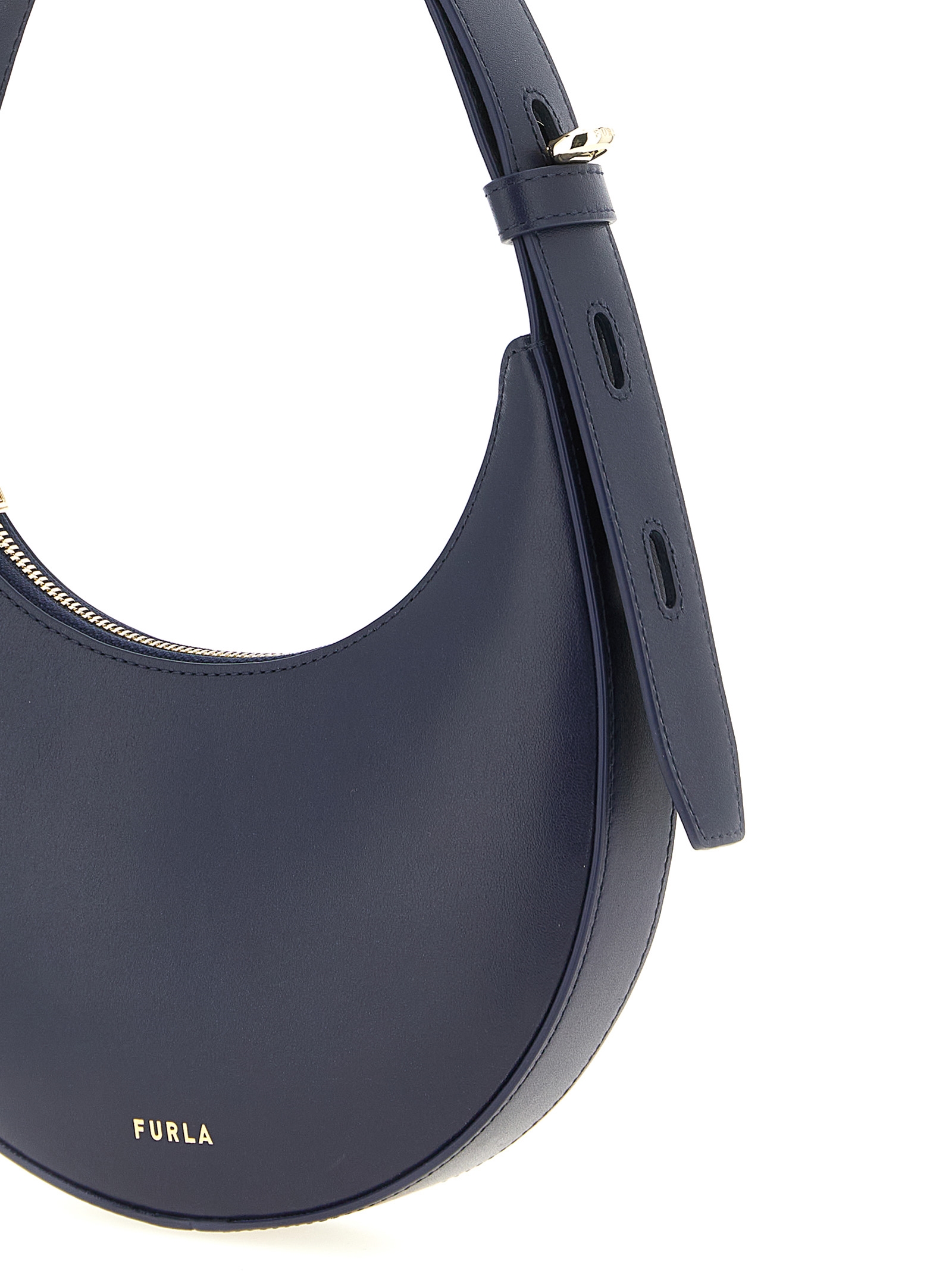 Furla Blue Calfskin Shoulder Bag Furla Blue Calfskin Shoulder Bag - Image 3