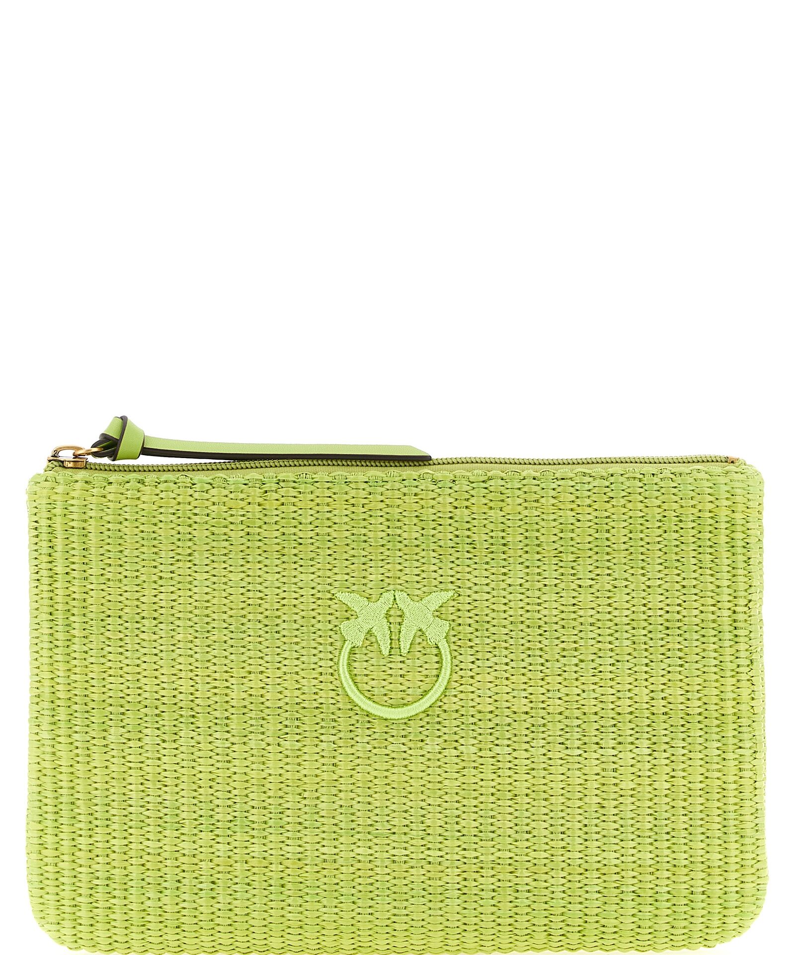 PINKO Bicolor Polypropylene Clutch Bag