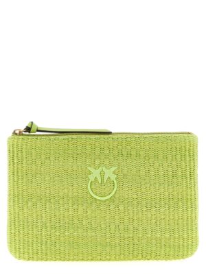 PINKO Bicolor Polypropylene Clutch Bag