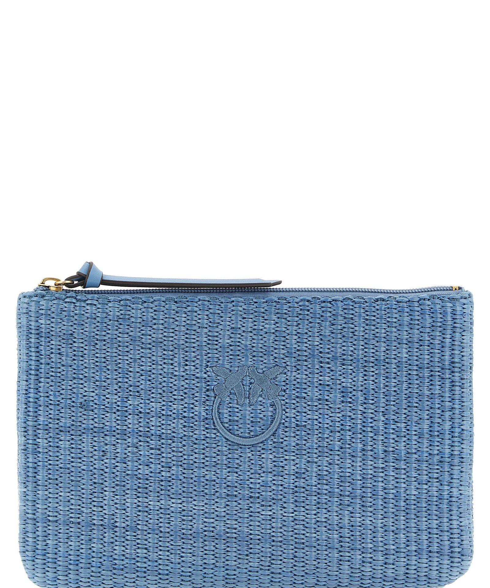 PINKO Blue Polypropylene Clutch Bag