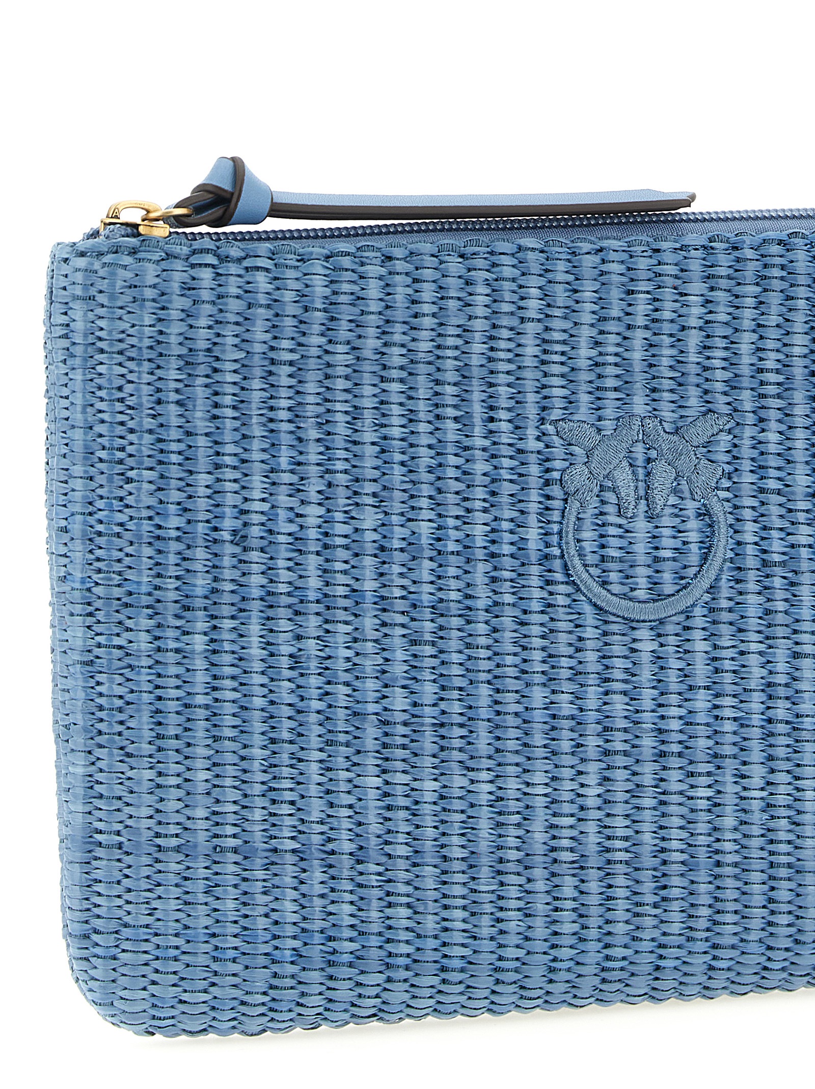 PINKO Blue Polypropylene Clutch Bag PINKO Blue Polypropylene Clutch Bag - Image 3