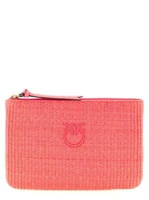 PINKO Fuchsia Polypropylene Clutch Bag