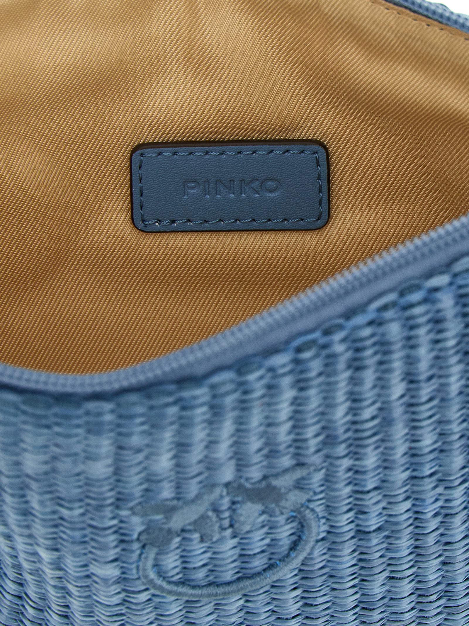 PINKO Blue Polypropylene Clutch Bag PINKO Blue Polypropylene Clutch Bag - Image 4