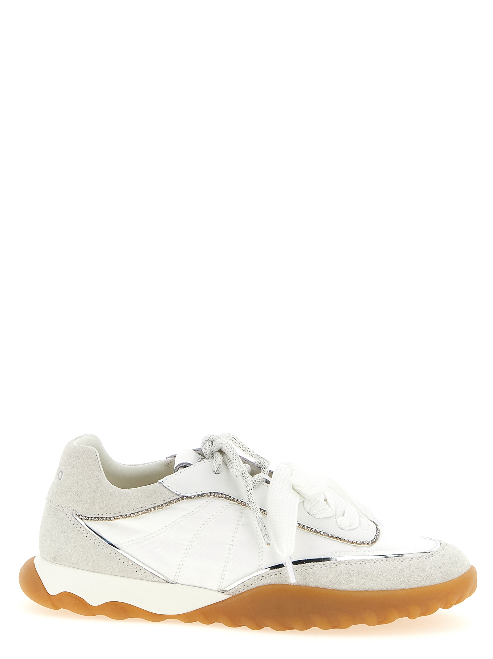 PINKO White Calfskin Athletic Sneakers PINKO White Calfskin Athletic Sneakers