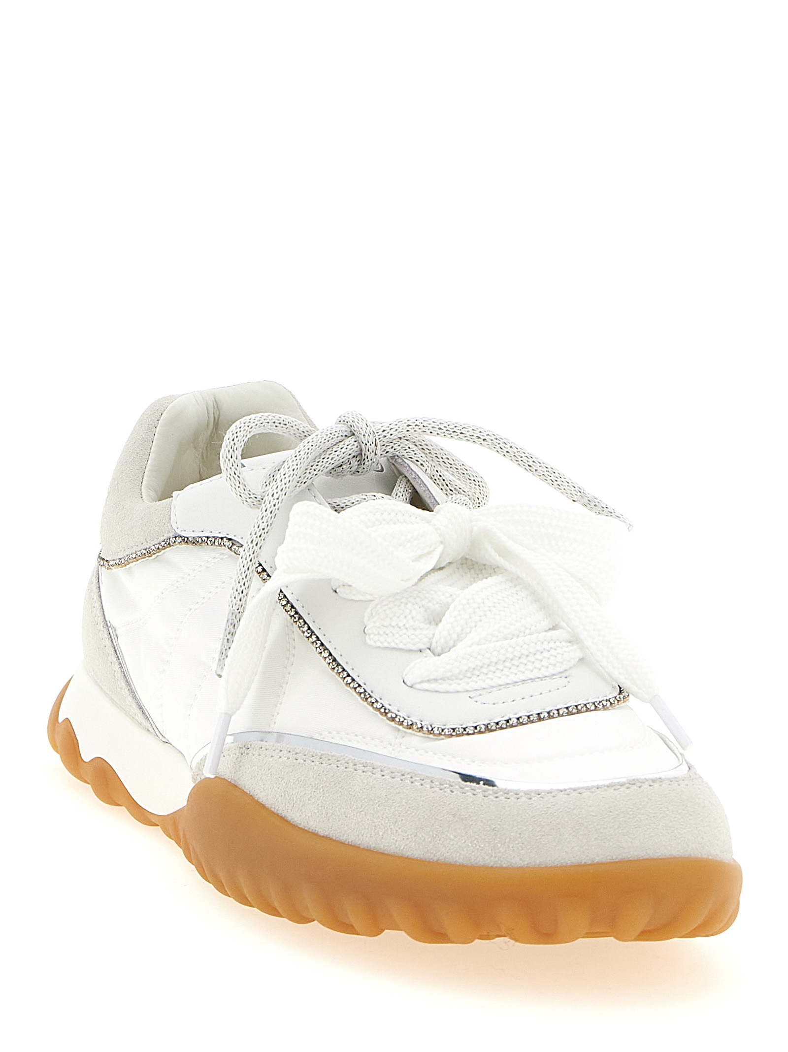 PINKO White Calfskin Athletic Sneakers PINKO White Calfskin Athletic Sneakers - Image 2