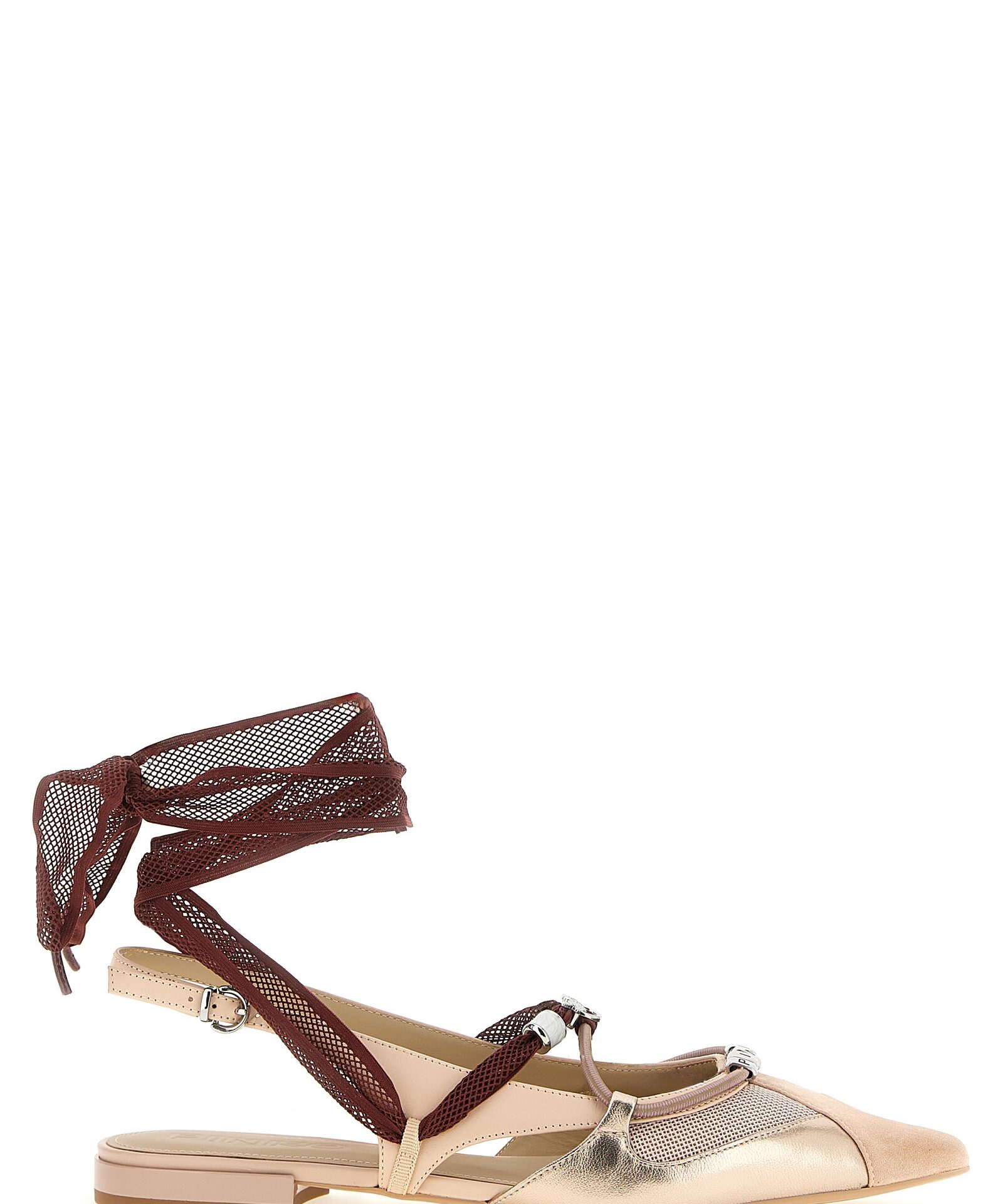 PINKO Multicolor Leather Ballet Flats