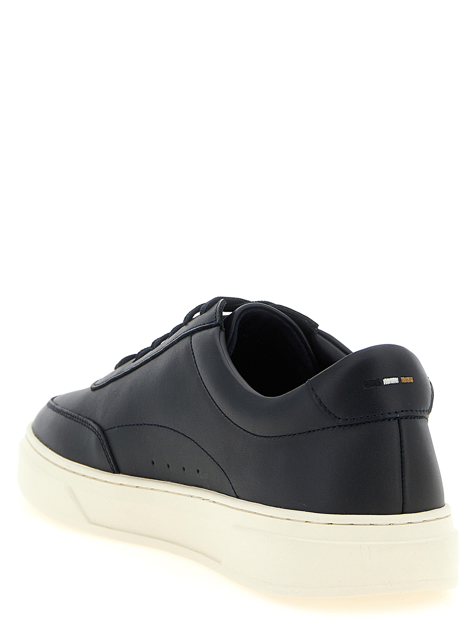 Hugo Boss Blue Cowhide Low Top Sneakers Hugo Boss Blue Cowhide Low Top Sneakers - Image 3