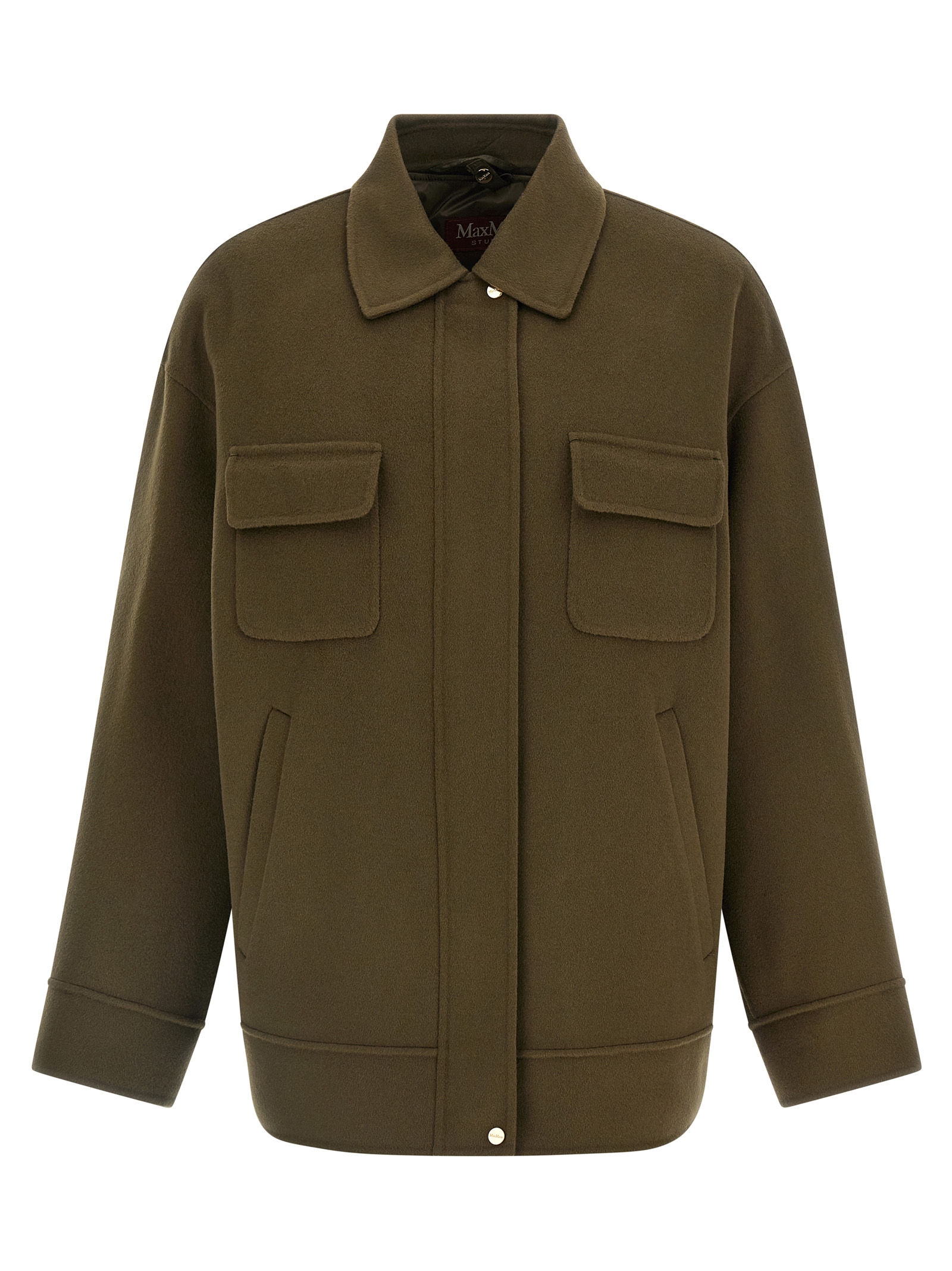 Max Mara Bicolor Virgin Wool Coat Max Mara Bicolor Virgin Wool Coat