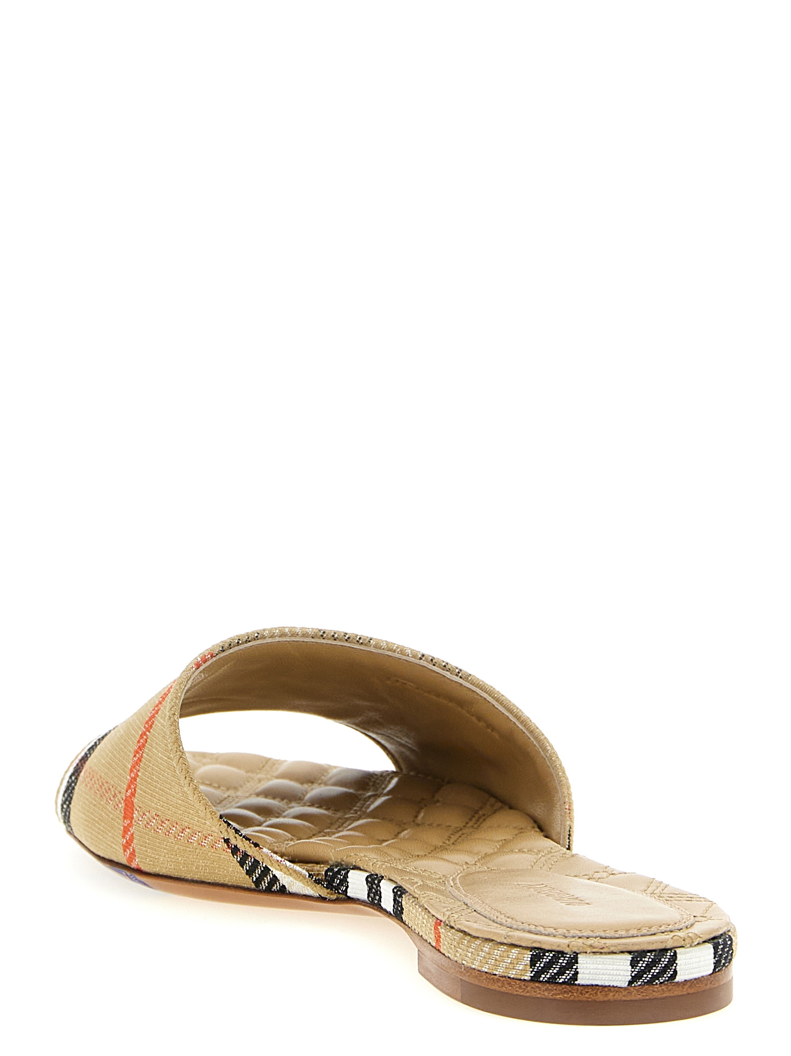 Burberry Beige Polyester Slides Burberry Beige Polyester Slides - Image 3