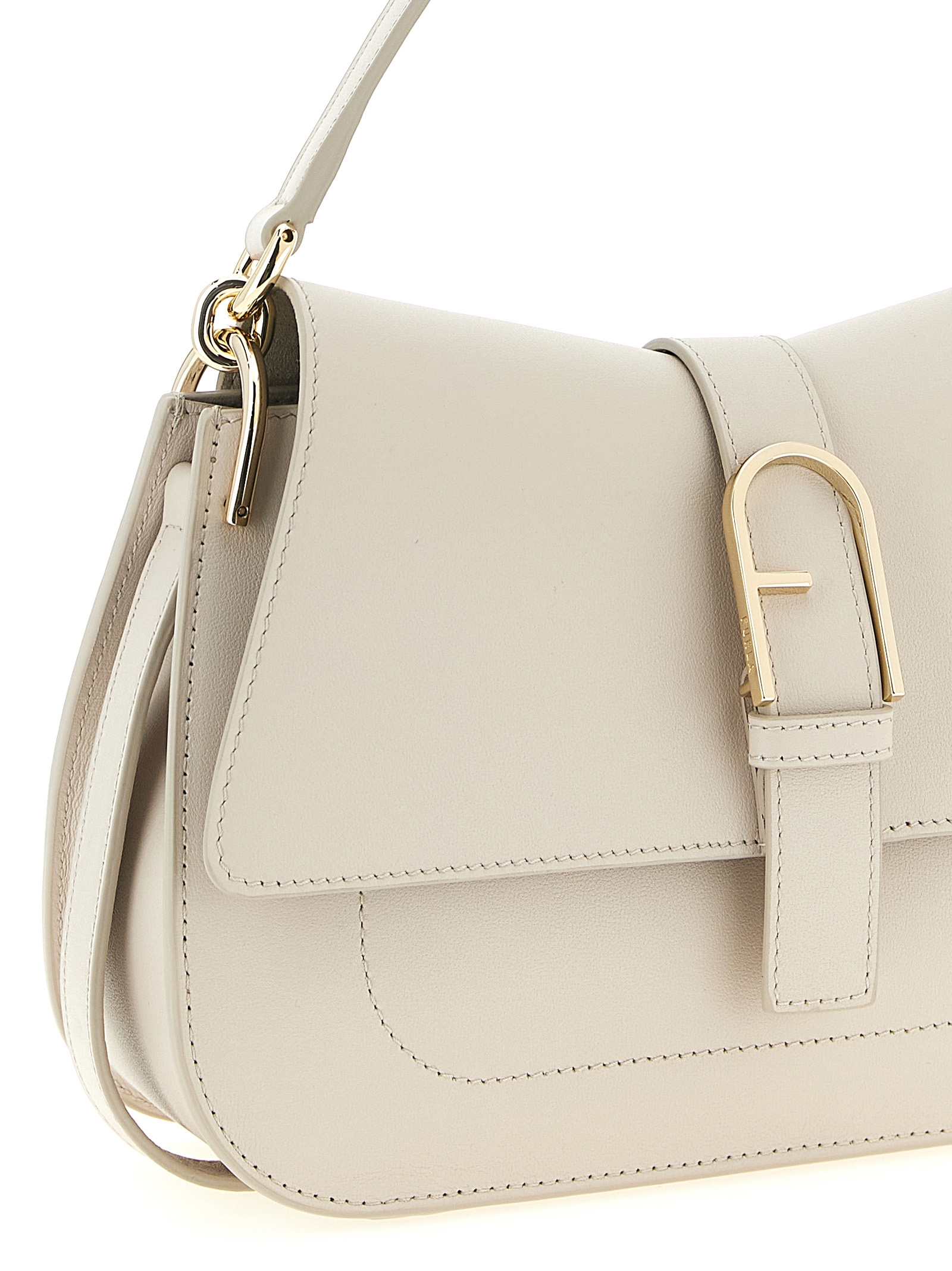 Furla dvispalvė odinė rankinė per petį Furla dvispalvė odinė rankinė per petį - Image 3