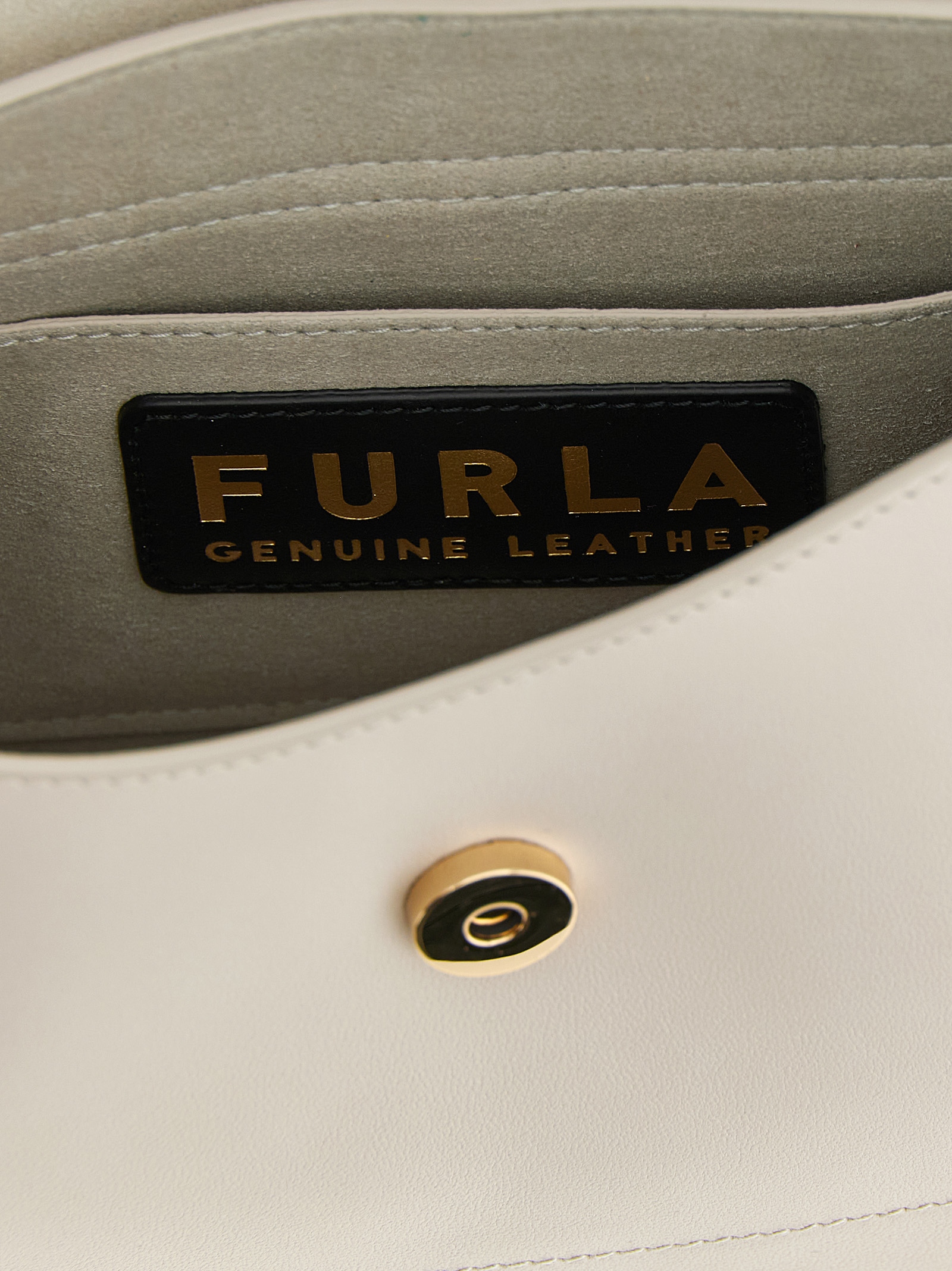 Furla dvispalvė odinė rankinė per petį Furla dvispalvė odinė rankinė per petį - Image 4