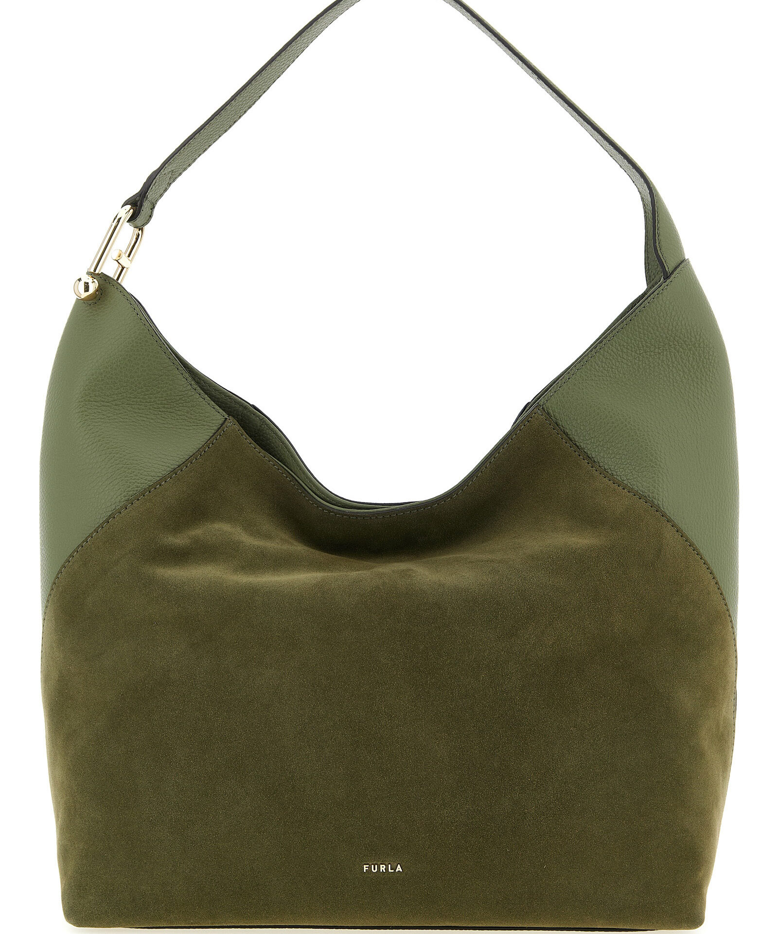 Furla Bicolor Calfskin Shoulder Bag
