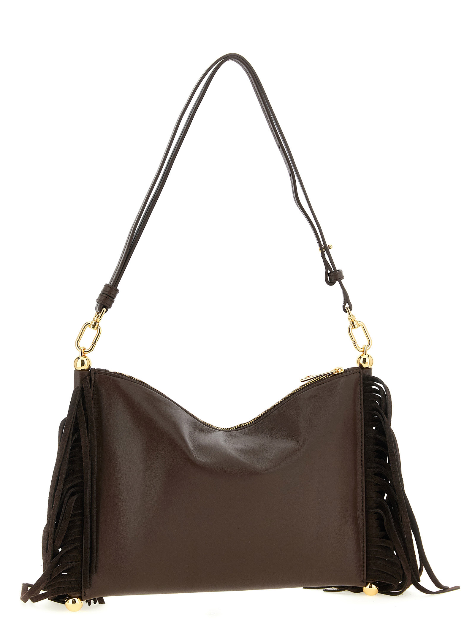 Furla Brown Lamb Leather Shoulder Bag Furla Brown Lamb Leather Shoulder Bag - Image 2