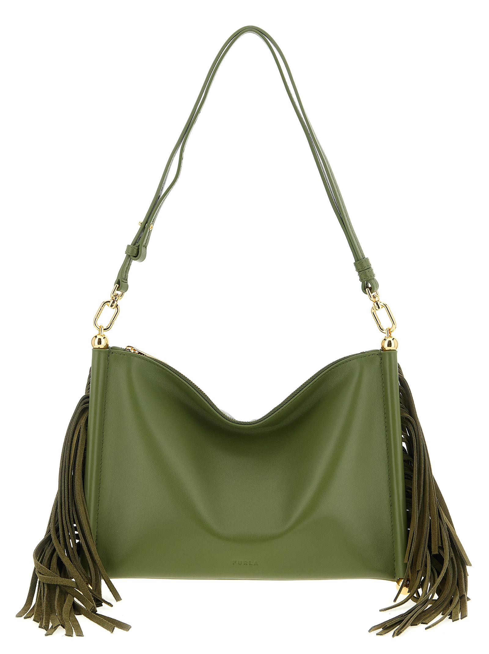 Furla Bicolor Lamb Leather Shoulder Bag Furla Bicolor Lamb Leather Shoulder Bag