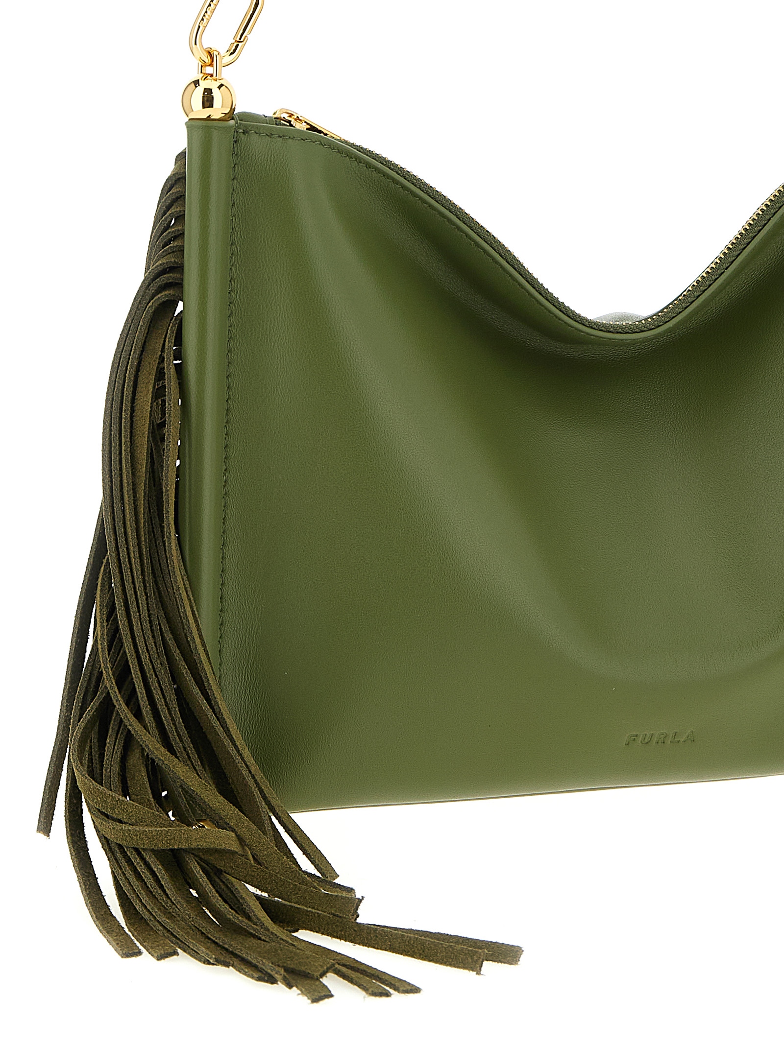 Furla Bicolor Lamb Leather Shoulder Bag Furla Bicolor Lamb Leather Shoulder Bag - Image 3