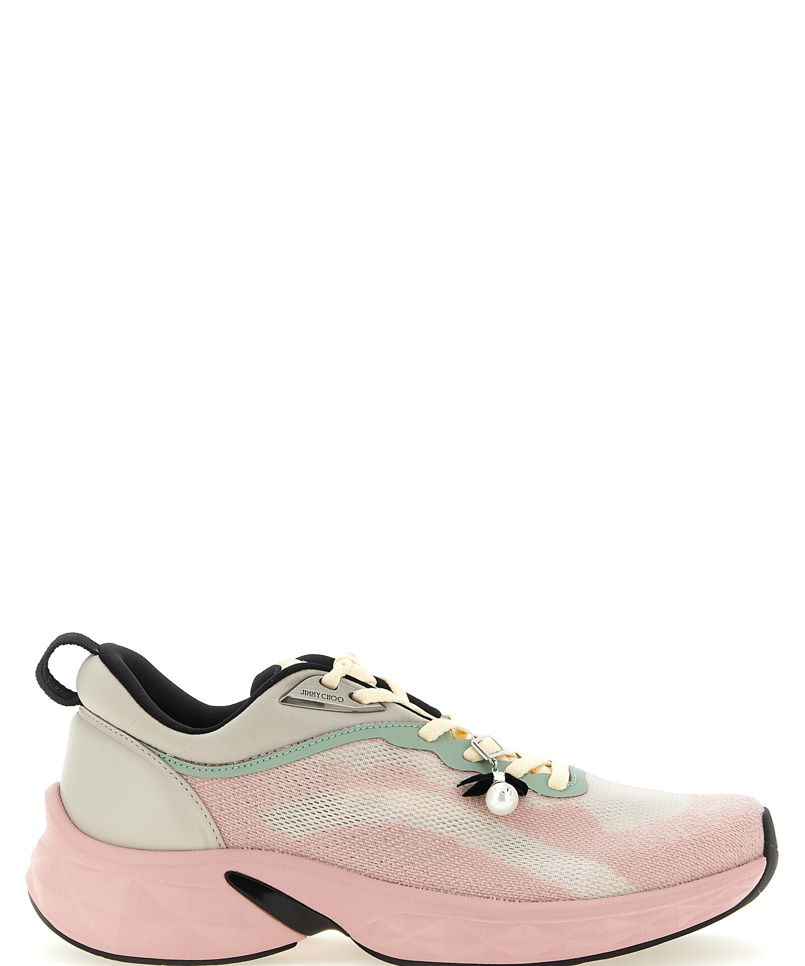Jimmy Choo Multicolor Tencel Athletic Sneakers