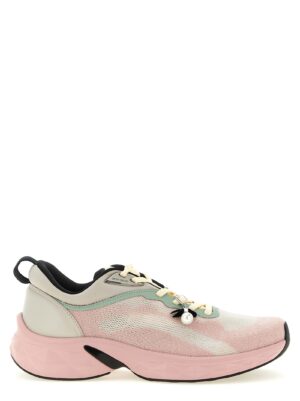 Jimmy Choo balti tekstiliniai sportiniai batai