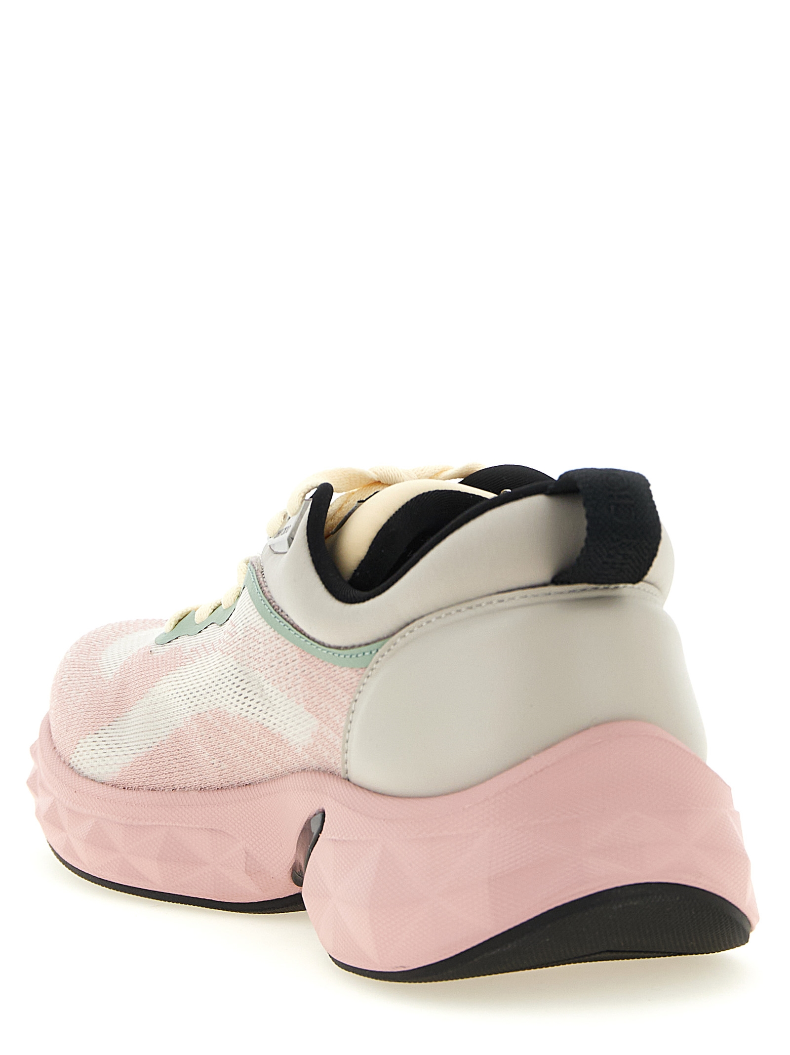 Jimmy Choo Multicolor Tencel Athletic Sneakers Jimmy Choo Multicolor Tencel Athletic Sneakers - Image 3
