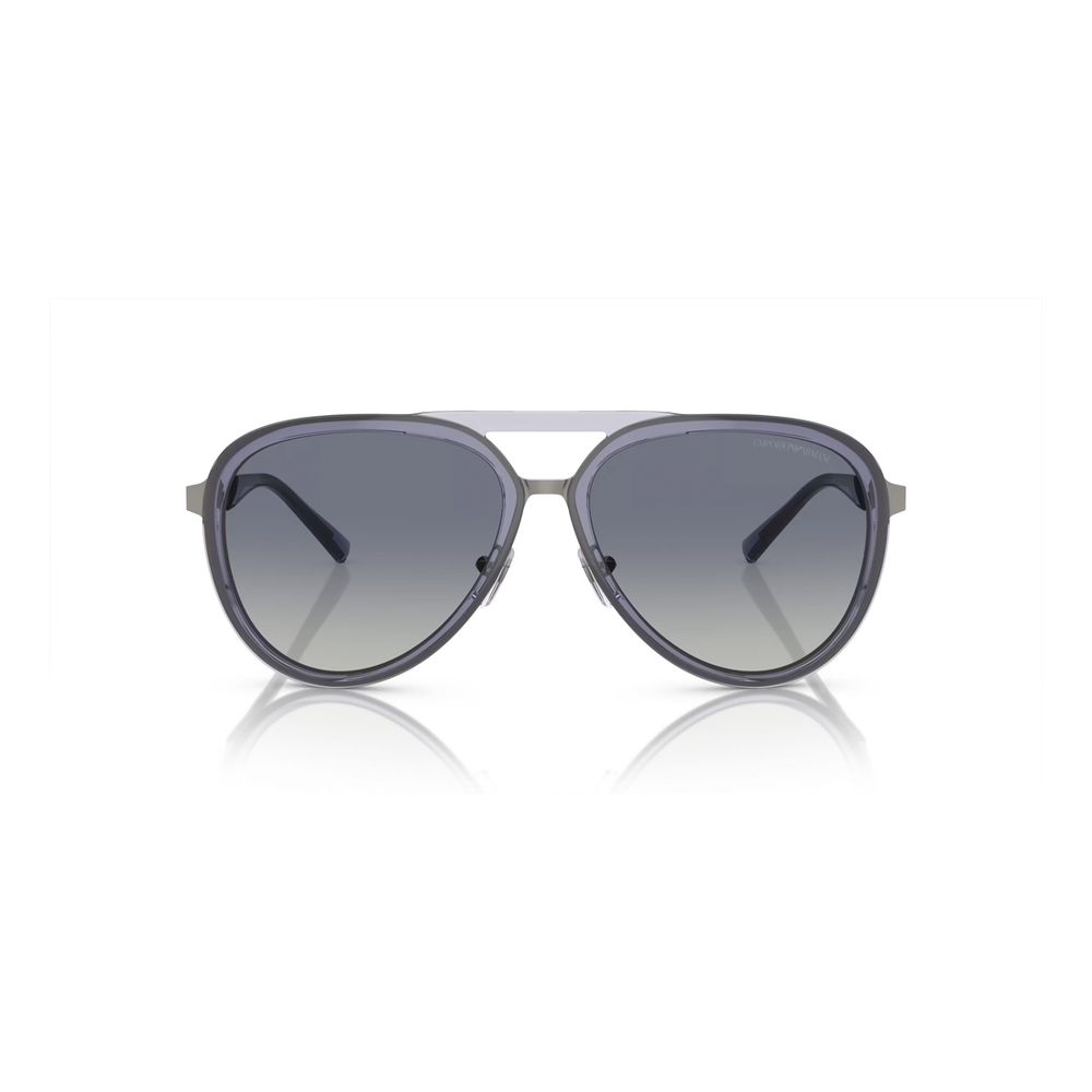 Emporio Armani Blue Metal Sunglasses Emporio Armani Blue Metal Sunglasses - Image 2