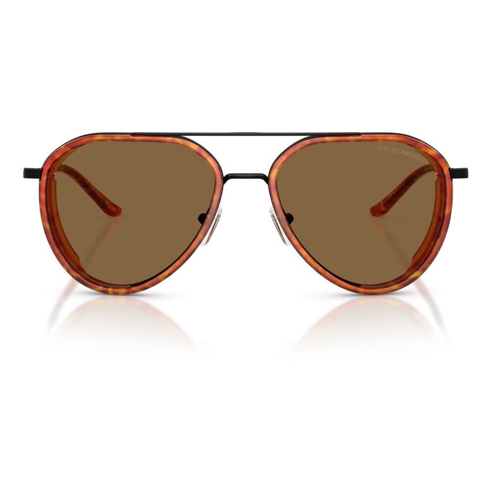 Emporio Armani Black Metal Sunglasses Emporio Armani Black Metal Sunglasses - Image 2
