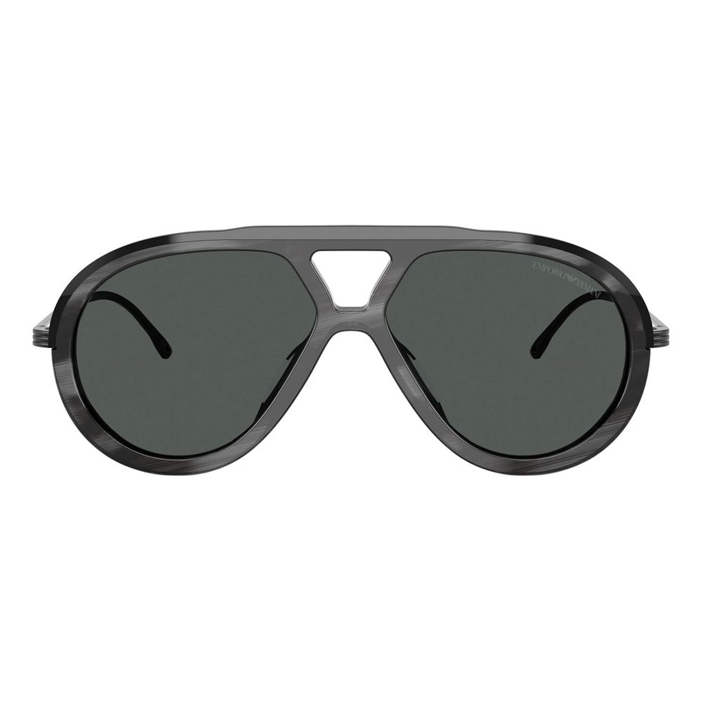 Emporio Armani Gray Acetate Sunglasses Emporio Armani Gray Acetate Sunglasses - Image 2