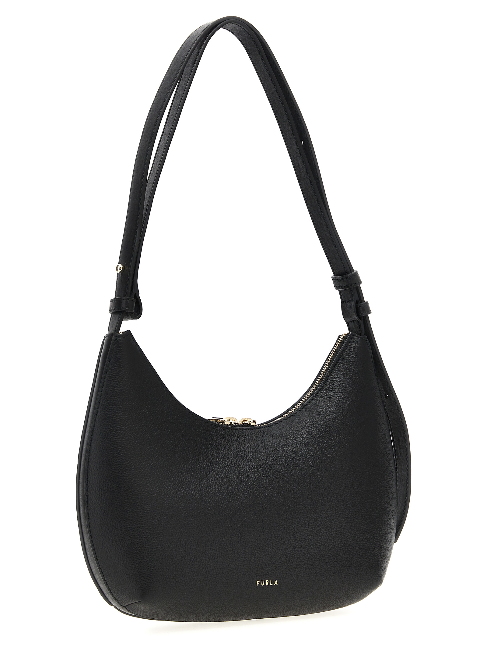 Furla Black Leather Shoulder Bag Furla Black Leather Shoulder Bag - Image 2