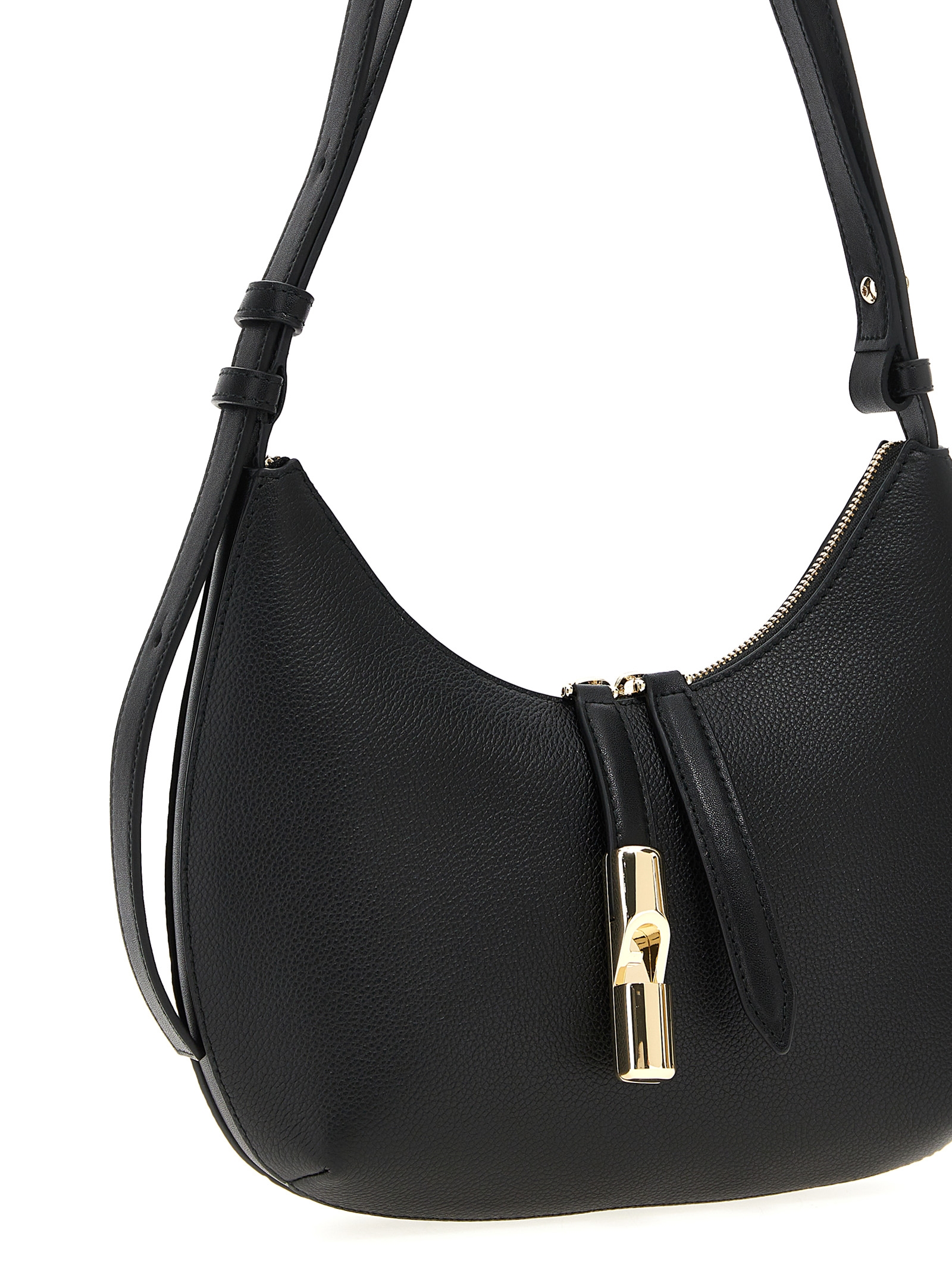 Furla Black Leather Shoulder Bag Furla Black Leather Shoulder Bag - Image 3
