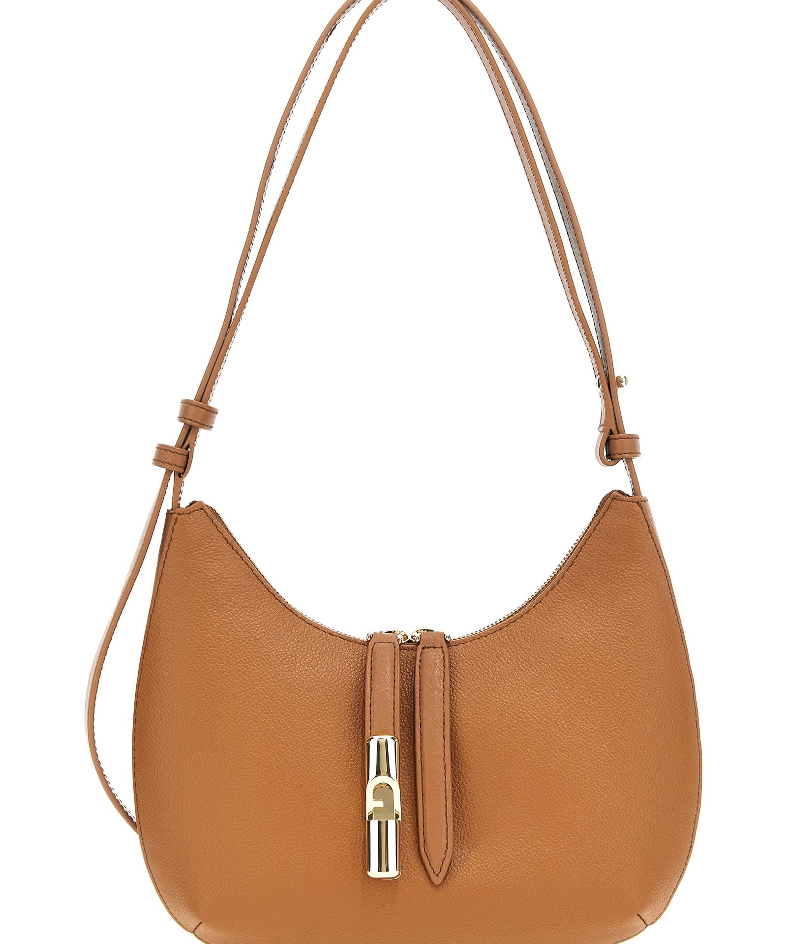 Furla Brown Leather Shoulder Bag