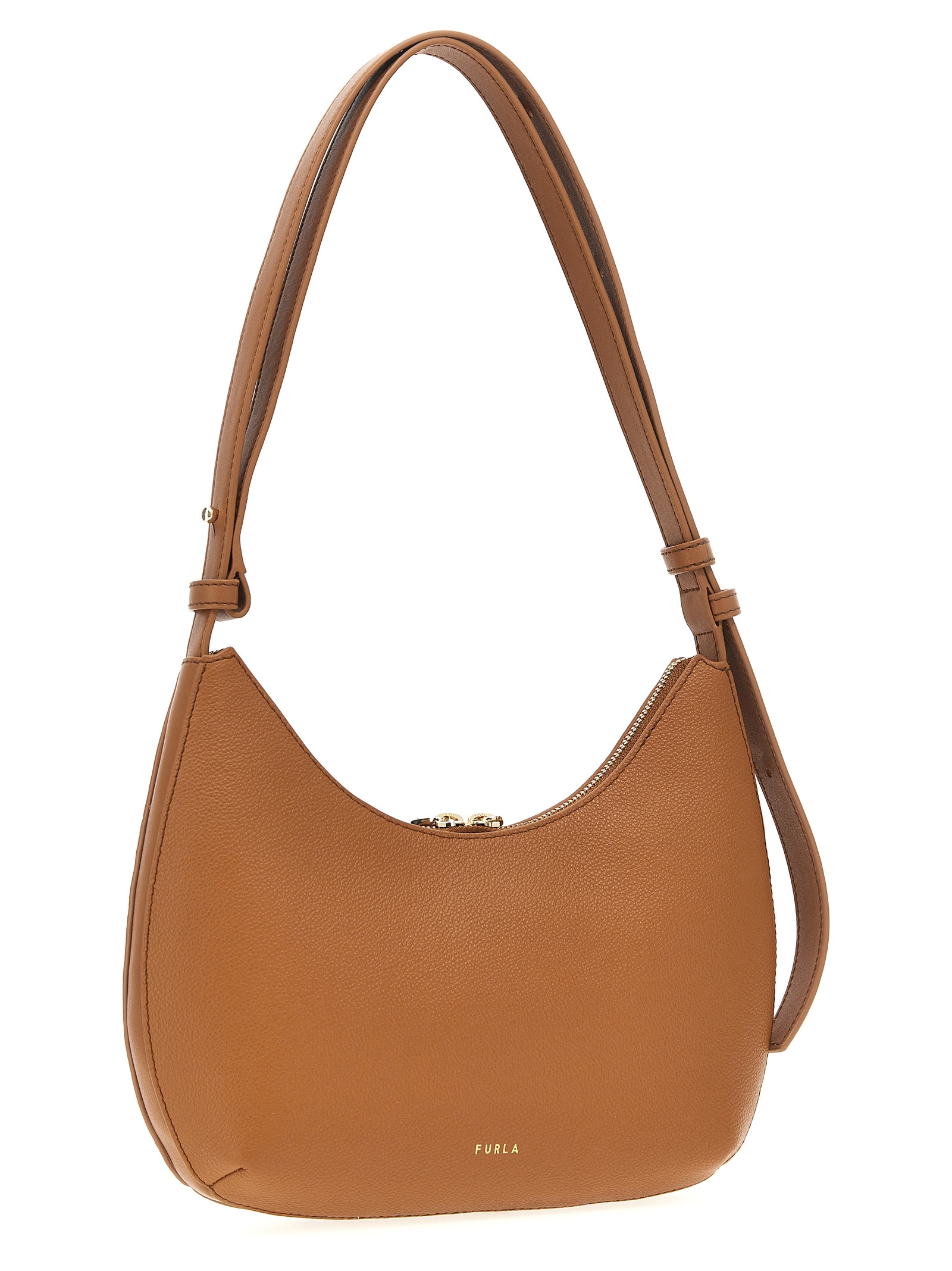 Furla Brown Leather Shoulder Bag Furla Brown Leather Shoulder Bag - Image 2
