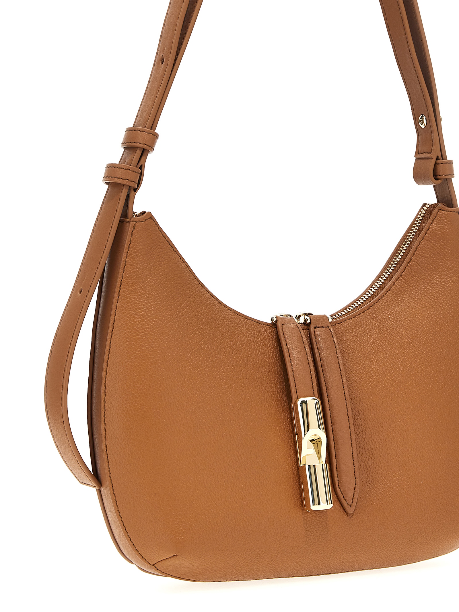 Furla Brown Leather Shoulder Bag Furla Brown Leather Shoulder Bag - Image 3