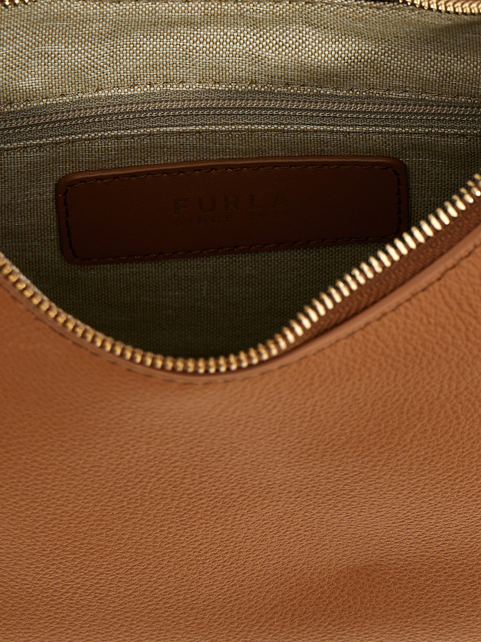 Furla Brown Leather Shoulder Bag Furla Brown Leather Shoulder Bag - Image 4